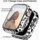 thumbnail image 4 of 10 PACK Case for Apple Watch Series 7 & Series 8 41mm with Tempered Glass Screen Protector, Hard PC Case Ultra-Thin Anti-Scratch Cover Protective Bumper for iwatch Series 7 41mm Accessories, 4 of 5