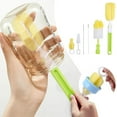 thumbnail image 3 of Efficient Bottle Cleaning Brush Set with Sponge for Standard Wide Mouth Bottles - Cleaning Tool, 3 of 8