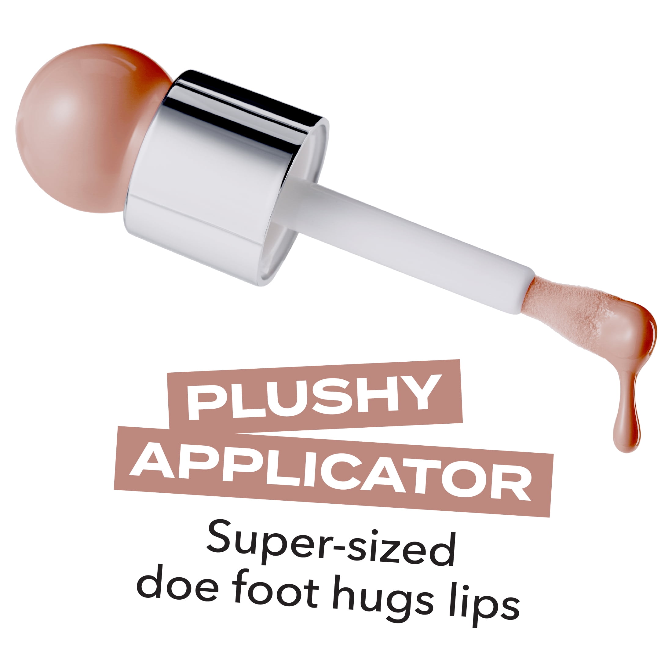 Hard Candy Glosstopia Lip Slide Creamy Lip Oil, Hydrating Gloss, Smooth Finish, Sugar Spin, Nude