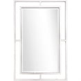 thumbnail image 1 of homeroots bed & bath 396658 Silver Chic Rectangular Wall Mirror, 1 of 1