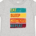 thumbnail image 4 of Inktastic Eat Sleep Motorcycles Repeat Boys or Girls Baby T-Shirt, 4 of 5