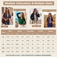 thumbnail image 3 of Flannel Fall Shirts for Women Casual Plaid Tops Long Sleeve Button Down Shirts, 3 of 9