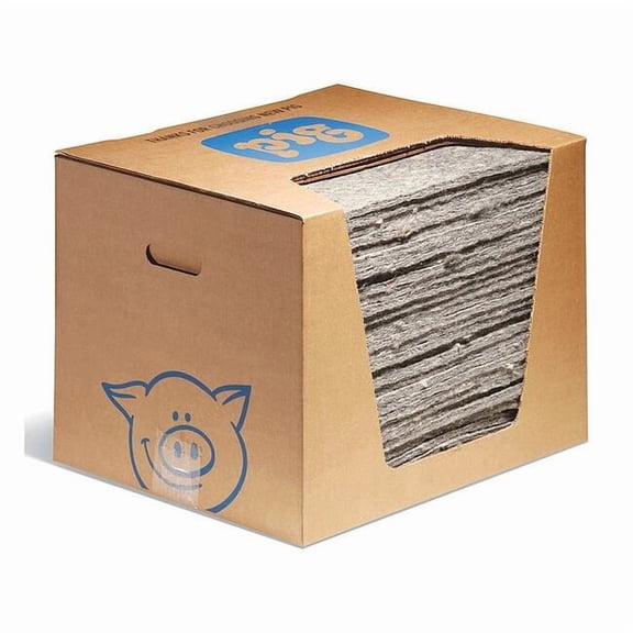 Pig Oil Water Filter Mat Pads,18"L,15"W,PK30 MAT1203