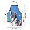 thumbnail image 3 of Statue of Liberty Pride Aprons for Women Men Waterproof For Kitchen Cooking BBQ Gardening Painting Mechanic, 3 of 5