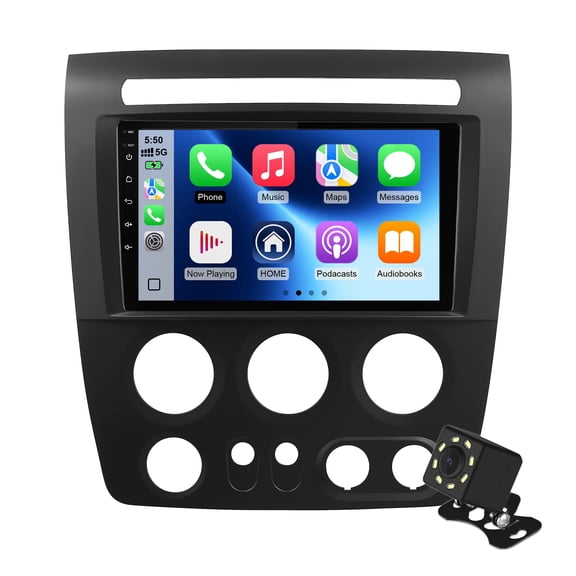 Android 14 Car radio for Hummer H3 2005-2010 Multimedia Stereo Wireless Carplay Android Auto Autoradio Navigation GPS WIFI Mirror link Camera FM BT 2 64GB