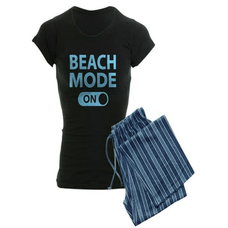 

CafePress - Beach Mode On - Women s Dark Pajamas