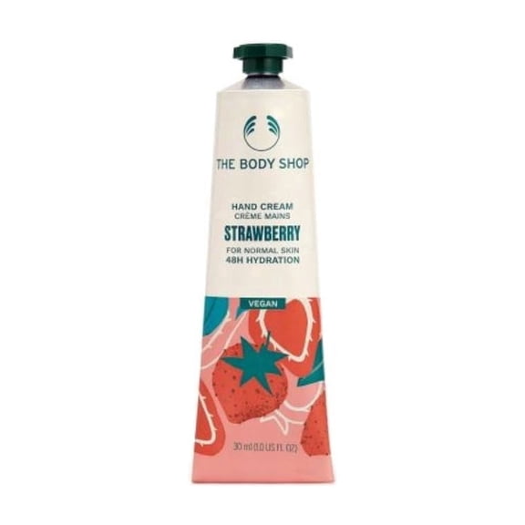 The Body Shop Strawberry Hand Cream For Normal Skin – Vegan – 1Fl Oz