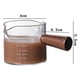 thumbnail image 4 of Vaso medidor de vidrio de doble boca, resistente al calor, con escala y onzas 75ml, 4 of 4