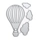 thumbnail image 1 of Cuadros Decorativos Troquel de corte en relieve de arte de papel decorativo para manualidades con globos de fuego DQrwqpou Nuevos Originales, 1 of 7