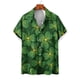 thumbnail image 3 of Camisas de playa de verano de Hawái 2024, camisa para hombre y mujer, camisa de pareja con solapa estampada de trébol de cuatro hojas, camisas florales verdes, 3 of 5