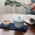 thumbnail image 4 of Travel Tea Set Portable Express Cup Car Mounted Outdoor Portable Tea Pot Tea Cup Ceramic Kung Fu Tea Set, 4 of 5