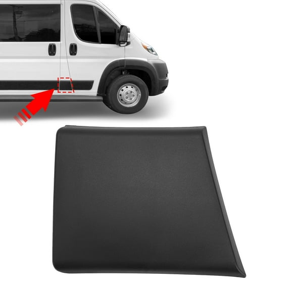 KOJEM B Pillar Trim Door Molding Cover Compatible with 2019-2022 Dodge Ram Promaster Black (Passenger Side)