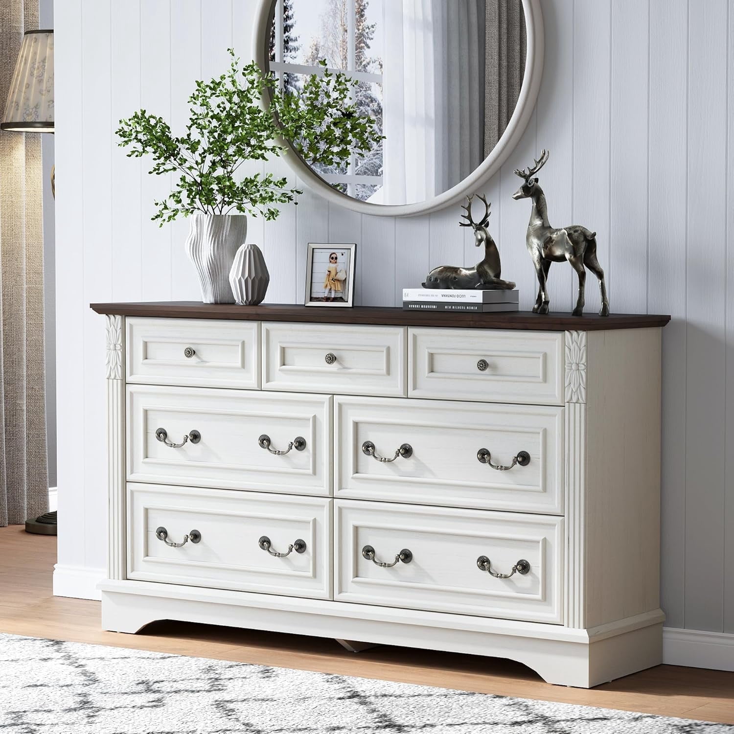 DaVinci Charlie 3-Drawer Dresser, White - Walmart.com