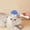 Blue, variant on Hovilon Self-Cleaning Pet Grooming Brush - Gentle Silicone Cat & Dog Brush for Wet & Dry Use, One-Click Hair Remover for Deshedding & Massage, Ergonomic Dog Bathing Brush for Shedding Control