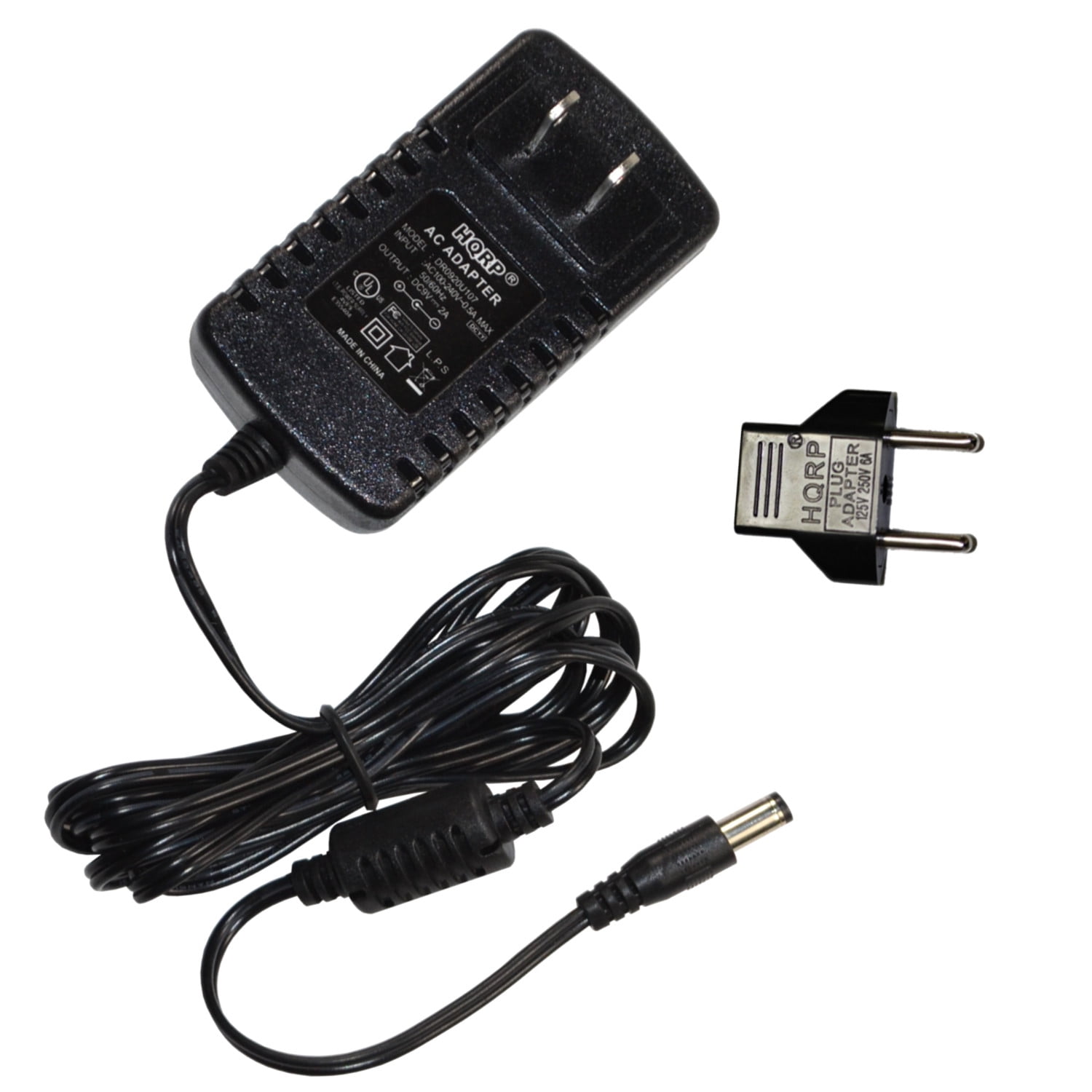 210D 350 LetraTag LT-100H Plus- 450 Euro Stecker Adapter 400 220P HQRP AC Netzadapter f/ür DYMO LabelManager 160 500 Plus-LT-100T elektronische beschriftungsger/ät 500TS
