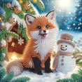 thumbnail image 1 of 5D DIY Con Forma Especial Parcial Muñeco Nieve Navidad 30x30cm, 1 of 9