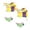 Multi-colored 3, variant on PhooArto Unicorn Silhouette Rainbow Pattern Dog Bandanas, 2 Pack Soft Washable Pet Scarf Triangle for Large Dogs Puppies and Cats