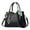 Black, variant on Otqutp Tote Bag for Ladies Women Messenger Tote Bag Handbag Shoulder Bag for Casual Traveling Hiking Handle Satchel Shoulder Bag(Black,One Size)