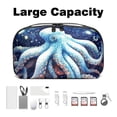 thumbnail image 3 of Octopus Digital Storage Bag Pouch, Waterproof Oxford Cloth Electronic Travel Case Organizer, Hard Drive Bag, and USB Organizer - 5.9x9.44x3.14 in., 3 of 6