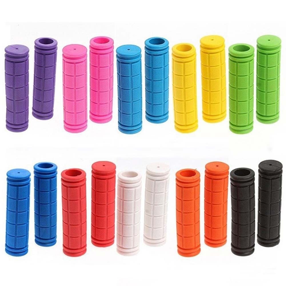 Bobasndm Bicycle Handlebar Grips Single Locking for BMX Mountain Bike Scooter Folding Bike Non Slip Soft Rubber Grip Ergonomic Comfortable Walmart