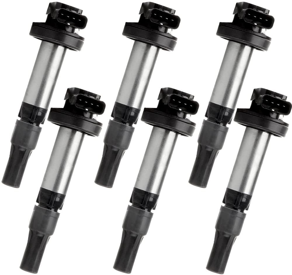 CCIYU Pack of 6 Ignition Coils for Jaguar XF/XJ8/XJR/XK/XK8/XKR/SType