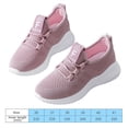 thumbnail image 3 of Zapatillas de deporte para mujer Zapatos para correr con cordones para caminar para actividades al aire libre (38) Rosa Likrtyny Tenis De Mujer Tenis De Hombre, 3 of 6