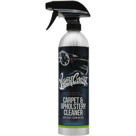 West Coast Customs Carpet & Upholstery Cleaner, 20 oz., Fine-Tuned Car Care, Auto Upholstery Cleaner, (The Best Car Upholstery Cleaner)