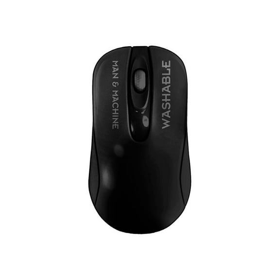Man & Machine C Mouse Wireless - Optical - Wireless - Radio Frequency - 2.40 GHz - Black - USB - 1000 dpi - Scroll Wheel - 2 Button(s)