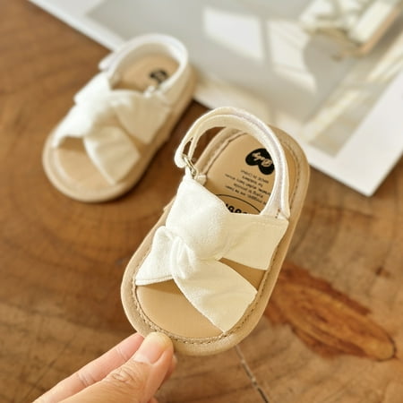 

Baby Girls Sandals First Walker Shoes Crib Shoes Open Toe Soft Prewalker Shoes For Newborn Infant Spring And Summer