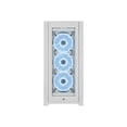 thumbnail image 2 of Corsair iCUE 5000X RGB QL Edition CC-9011233-WW White Steel / Plastic / Tempered Glass ATX Mid Tower Computer Case, 2 of 15