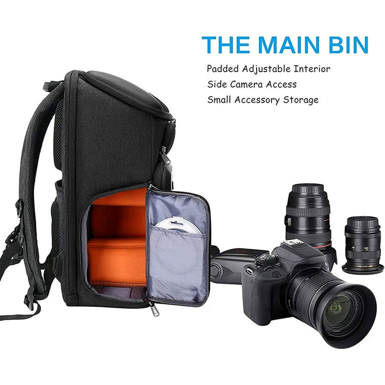 Camera Backpacks Photographers Waterproof Security Small - Temu