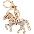 thumbnail image 2 of czcpp-Crystal Key Ring Rhinestone Horse Keychain Rhinestone Car Keychain Women Crystal Car Keychain Crystal Horse Purse Charms for Handbags, 2 of 4
