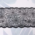 thumbnail image 7 of Cheers.US 2Pcs 183x33cm Halloween Table Runner, Black Lace Spider Web Table Runner for Halloween Table Decoration, Dinner Party Scary Nights Supplies, 7 of 7