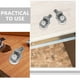 thumbnail image 3 of unbranded 24Ud Pequeños Soportes Para Estantes De Madera En Zinc Para Gabinetes Y Estanterías Plata, 3 of 8