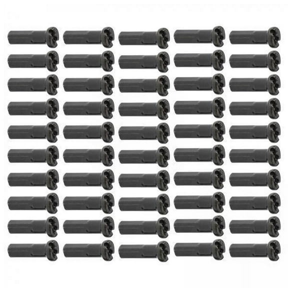 harayaa 2 X 50 Pieces Spoke Nipples, Road Bike Spoke Caps, Spoke Protection , Black 14mm, 2 Pcs