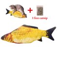 thumbnail image 2 of Jouet pour Chat 11.81 Po Poisson Réaliste Résistant aux Morsures Jouet à Mâcher pour Chat avec Herbe à Chat, 2 of 10