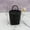 Black, variant on Wall-Mounted Hanging Basket for Door, Kitchen & Bathroom Storage Organizer, Space-Saving Wall Basket