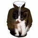 thumbnail image 3 of Sudadera con capucha con estampado 3D de gato divertido y lindo más nueva, ropa informal para hombre y mujer, ropa de calle con capucha de gato y animal, moda Harajuku y2k, 3 of 5