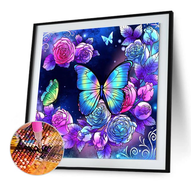 Cuadros Decorativos Diamante pintura mariposa completo especial taladro rhinestone Ehuebsd Nuevos Originales