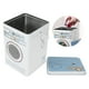 thumbnail image 4 of Contenedor De Lavandería, Contenedor De Detergente De Exhibición De Decoración De Metal Azul Con Asa Para Almacenar Cápsulas De Detergente ANGGREK Metal Barrel Laundry Detergent Canister, 4 of 8