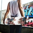 thumbnail image 7 of 33"x9" Skateboard Grip Tape Protector Sheets Nonslip Protection Griptape Sheet for Outdoor Sports Butterfly with Flag Pattern, 7 of 7