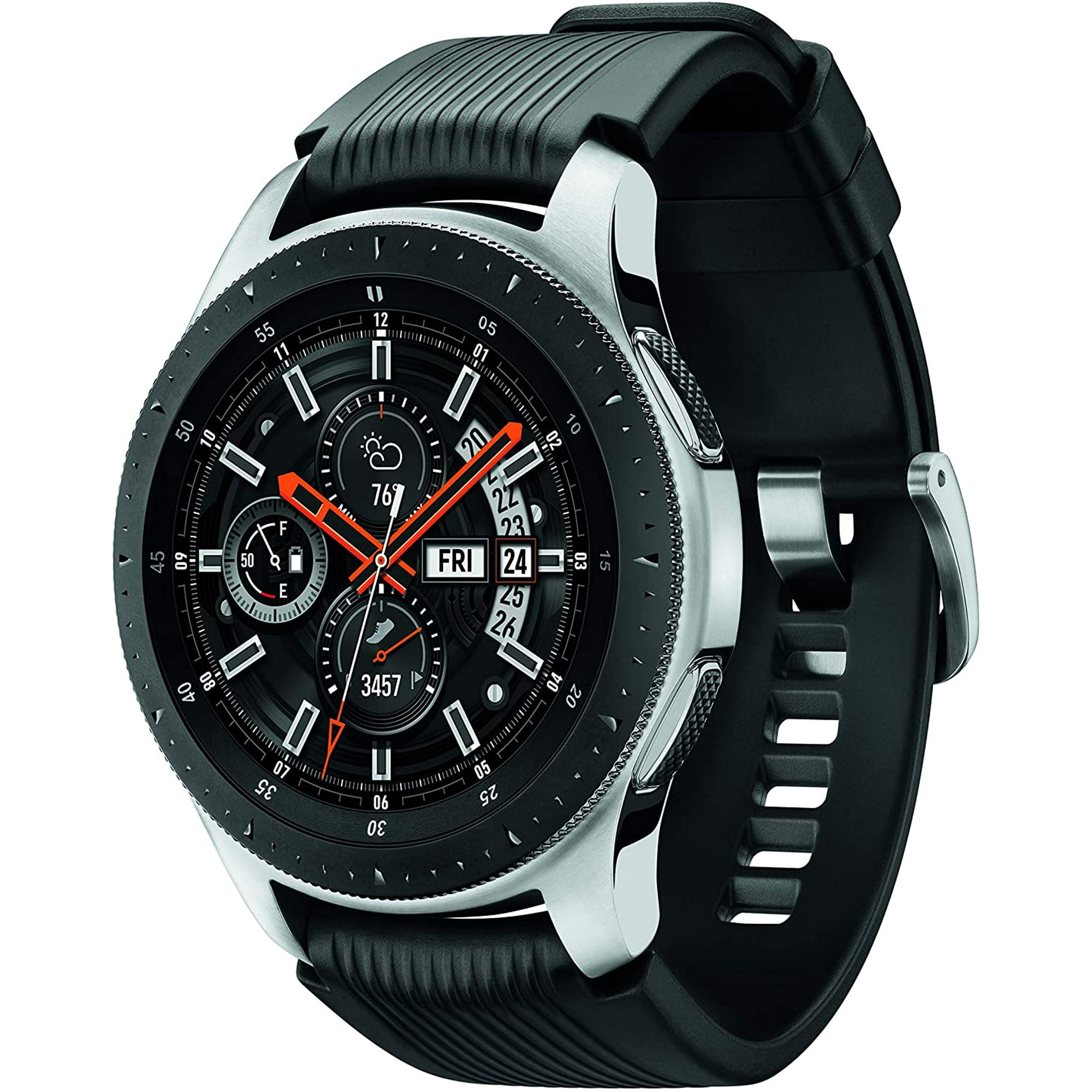 Samsung Galaxy Watch (46mm, GPS, Bluetooth) – Silver/Black