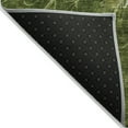 thumbnail image 4 of 10' X 14' Olive Green And Sage Abstract Washable Indoor Outdoor Area Rug, 4 of 5