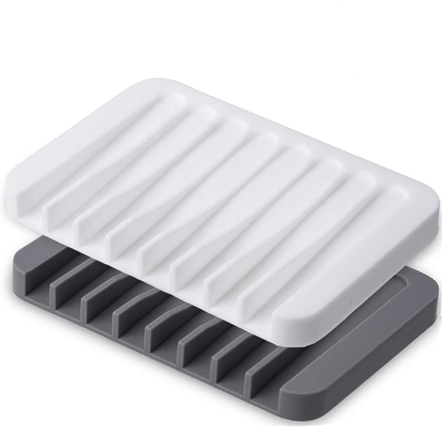 Shower Soap Saver Dish Sponge Rack Tray Shelf Soap Mats Fast Dry PVC Useful New 