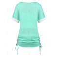 thumbnail image 3 of Camiseta Talla Extra Dos Tonos Acanalado Rosegal  Camisetas tallas grandes, 3 of 5