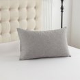 thumbnail image 2 of Yatlte Stretch Pillowcases, Pre-Washed Ultra Soft & Breathable Pillowcases, Micro Jersey Knit & Ultra Soft Grey Pillow Cases, Standard Size, Easy Care, 2 of 6