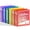 Classic Colors, variant on SUNEE 1 Inch Binders 3 Ring 6 Pack, Clear View Three Ring Binders PVC-Free (Fit 8.5x11 Inches) for School Binder or Office Binder Supplies, Classic 6 Colors
