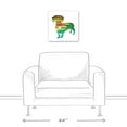 thumbnail image 3 of Creative Products Paint Silhouette Dachshund 16 x 16 Canvas Wall Art, 3 of 5