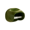 thumbnail image 2 of Wall Mounted Toilet Paper Holder with Built-in Dispenser and Top Tray,Non-Adhesive Bathroom Tissue Storage Box for Kitchen and Restroom Organization,Glossy Modern Paper Roll Container(Green), 2 of 7