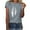 Gray shirts for women, variant on Gifts Usmixi Shirts for Women Plus Size Casual Basic Fit Breathable Tee Tops Summer Trendy Feather Print Short Sleeve Round Neck Ladies Blouses Orange l